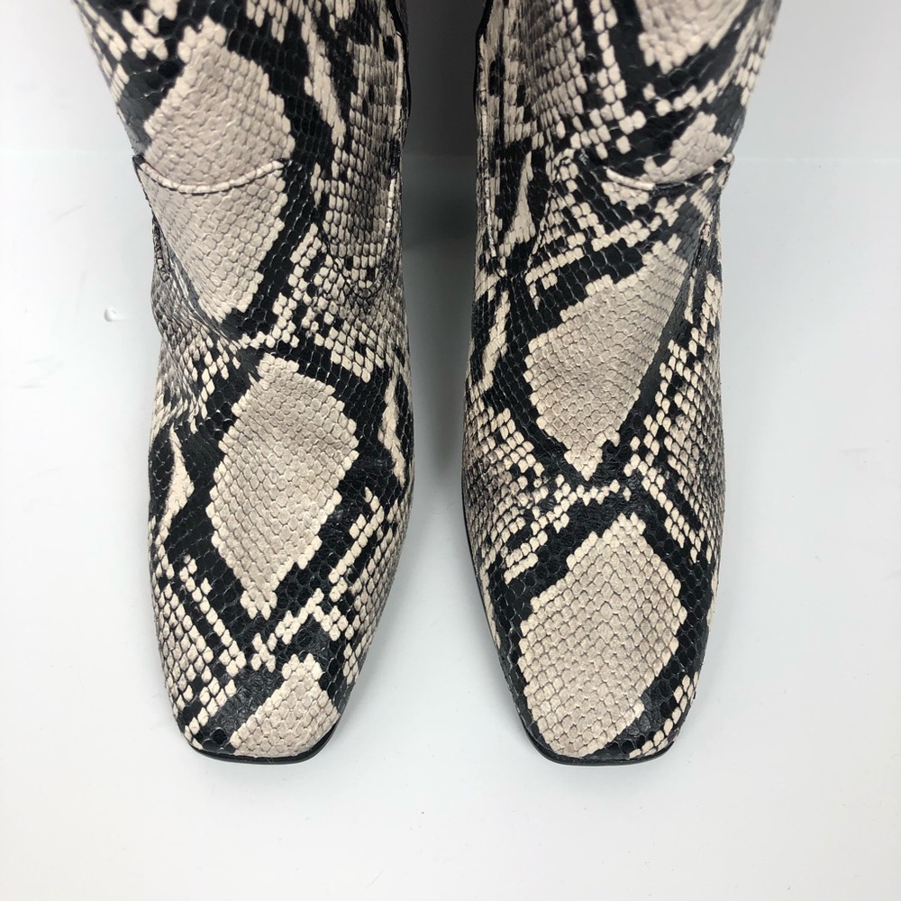 Rag & Bone Aslen Tall Snake Print Leather Boot - Picture 4 of 7